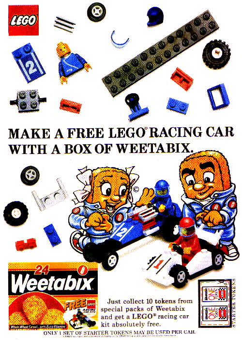 1990 Weetabix Lego Racing Cars2