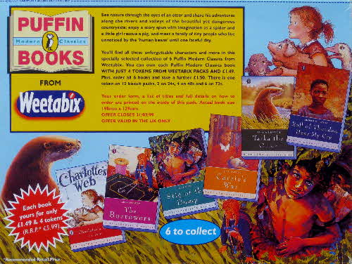 1998 Weetabix Puffin Books