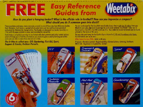 1997 Weetabix Easy Reference Guides