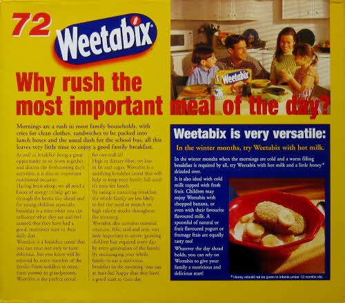 1999 Weetabix Recipe Calendar (1)