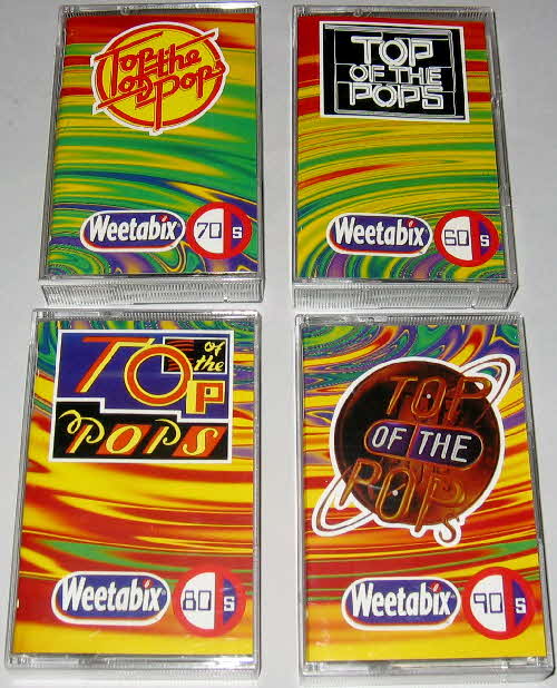 1996 weetabix Top of the Pops Tapes set