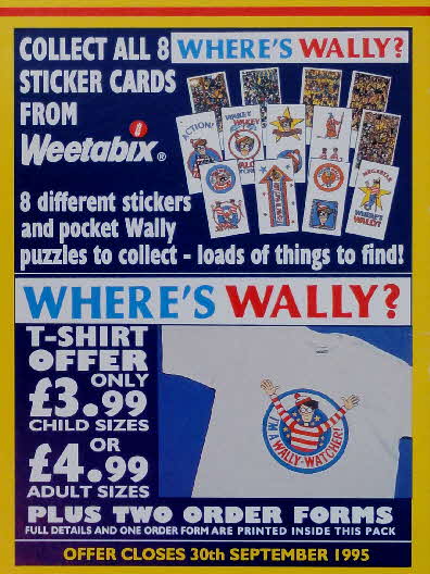 1994 Weetabix Wheres Wally  T Shirt
