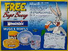 1993 Weetabix Bugs Bunny Mug & Bowl set
