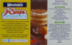 1995 Weetabix Recipe Favourites Pack 2 small