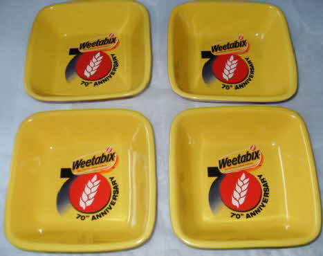 2002 Weetabix 70th Anniversary bowls (betr)