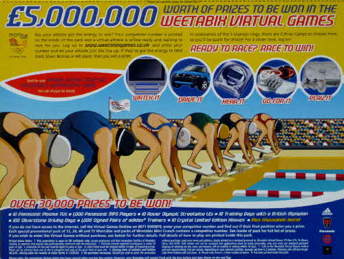 2004 Weetabix Olympic swimming