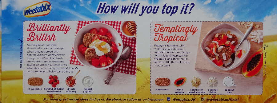 2017 Weetabix How Will You Top It 2