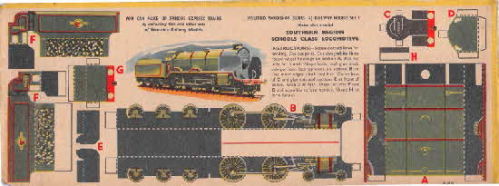 Weetabix Workshop Series 15 Railway Models Southern Region Schools Class Locomotive
