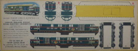 Weetabix workshop series 15 Railway Models LMS (BR) 10000 Diese