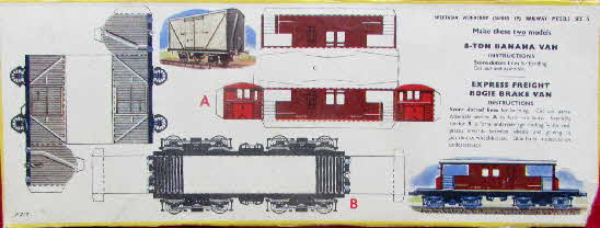 Weetabix Workshop Series 19 Railway Models Set 5 8 ton Banana Van