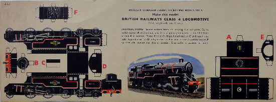 Weetabix Workshop Series 19 Railway Models Set 5 British Railways Class 4 Locomotive