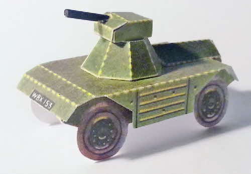 Weetabix Workshop Series 9 Army Armoured Scout Car made