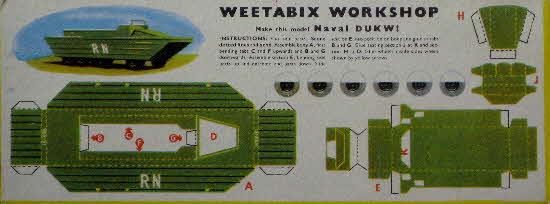Weetabix workshop series 9 Naval Dukw