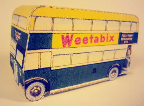 1953 Weetabix workshop series 1 Double Deck Bus made