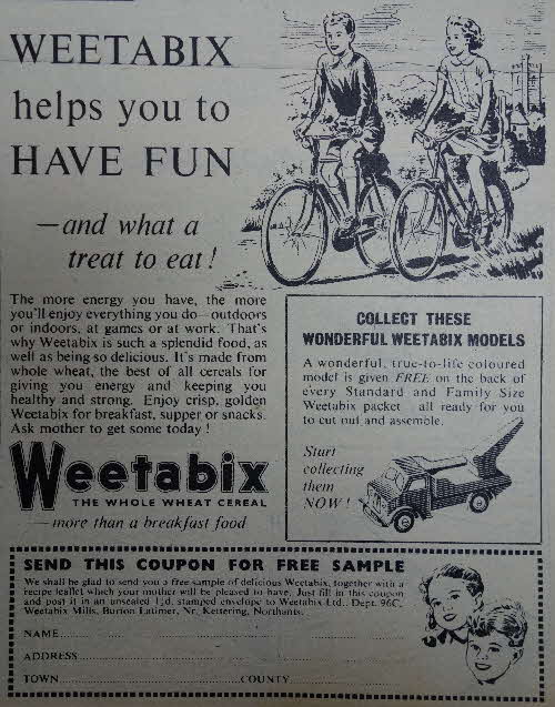 1954 Weetabix Workshop Vehicles Series 4