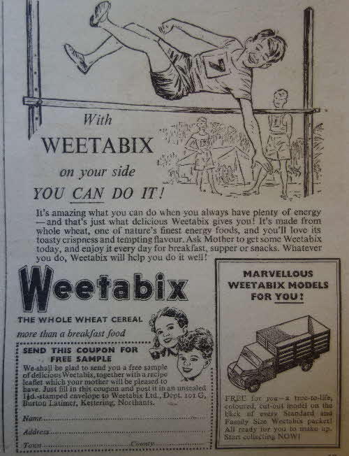 1955 Weetabix Workshop Series 5 Ad