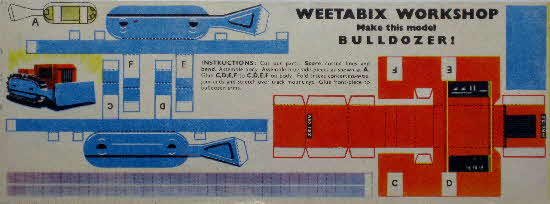 Weetabix workshop series 6 Bulldozer