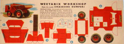 Weetabix Workshop Series 7 Chaseside Dumper WBX 141 (betr) (1)
