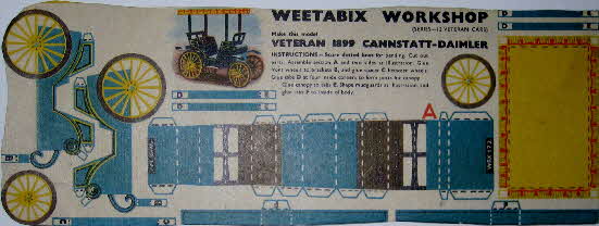 Weetabix Workshop Series 12 1899 Cannstt- Daimler