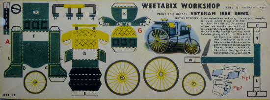 Weetabix workshop series 12 Veteran 1888 Benz