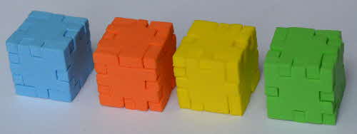 1990s Weetos Puzzle Cubes - made