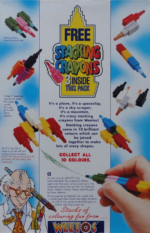 1991 Weetos Stacking Crayons1