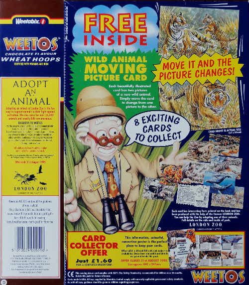 1994 Weetos Wild Animal Moving Picture Card