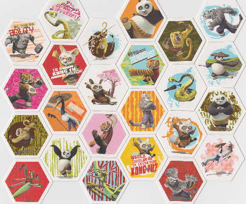 2008 Weetos Kung Fu Panda cards