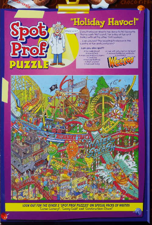 2002 & 2004 Weetos Prof Weetos Puzzles - reissued 2004 Holiday Havoc
