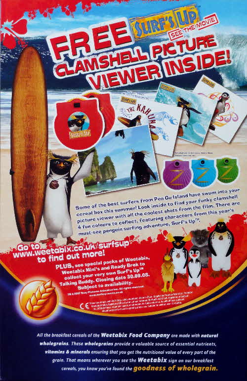 2007 Weetos Surfs Up Clamshell Picture Viewer