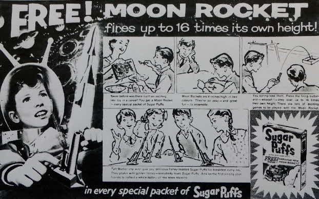 1959 Sugar Puffs Moon Rocket