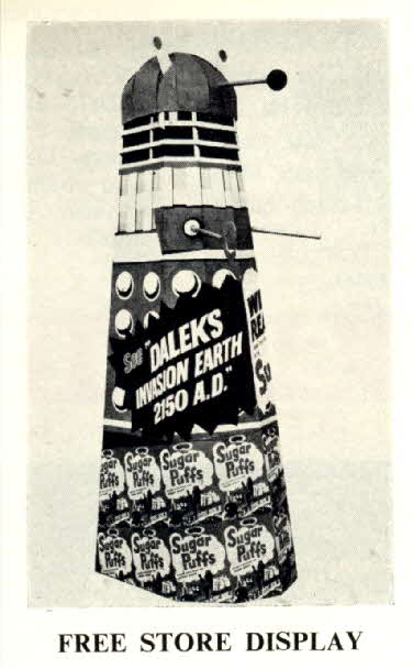 1966 Sugar Puffs Win a Dalek Shop Sign