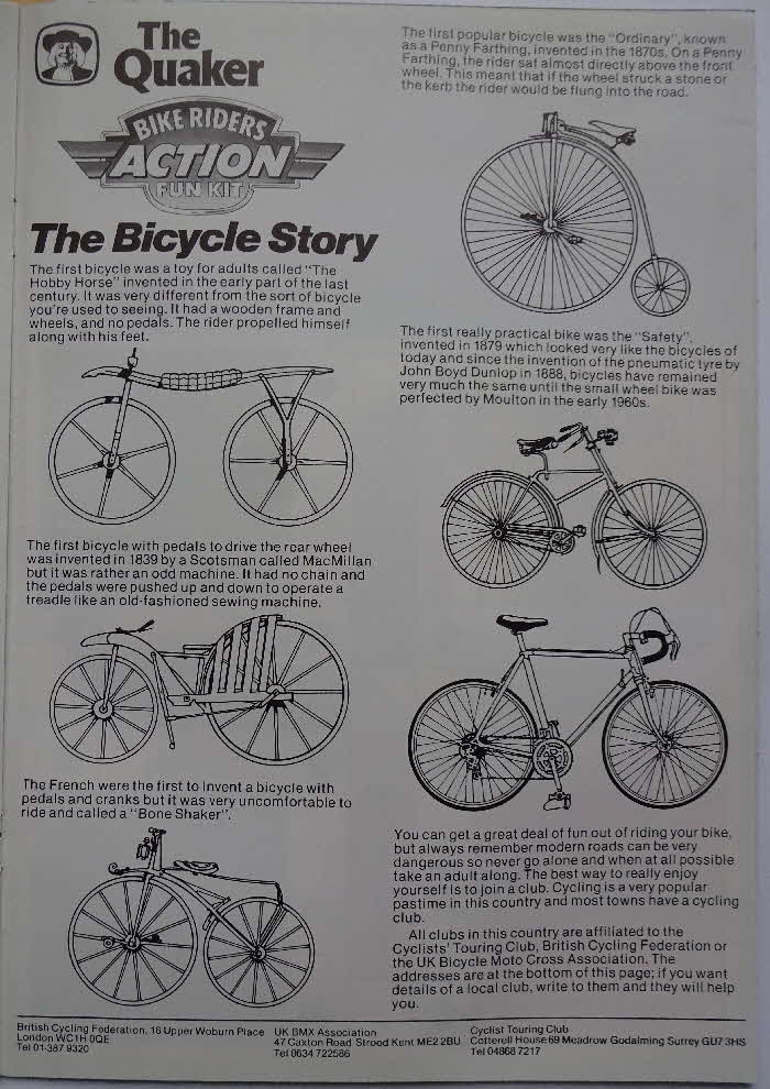 1984 Sugar Puffs Bike Riders Action Fun Kit (10)