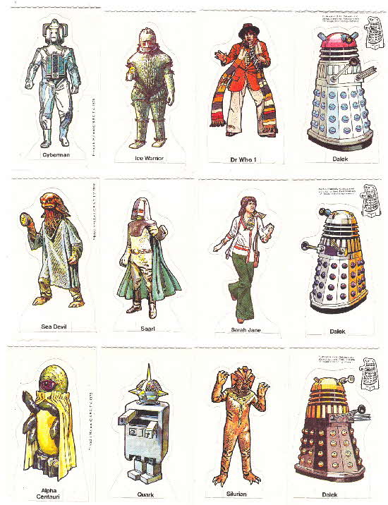 1975 Weetabix Dr Who & his Enemies 1