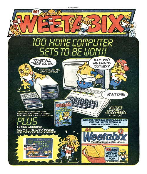 1984 Weetabix Home Computer Competition & Weetabix vs Titchies