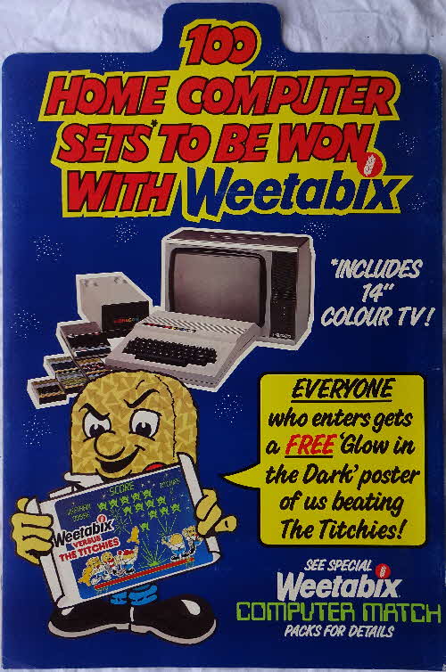 1984 Weetabix Homer PC Weetagang Shop Poster